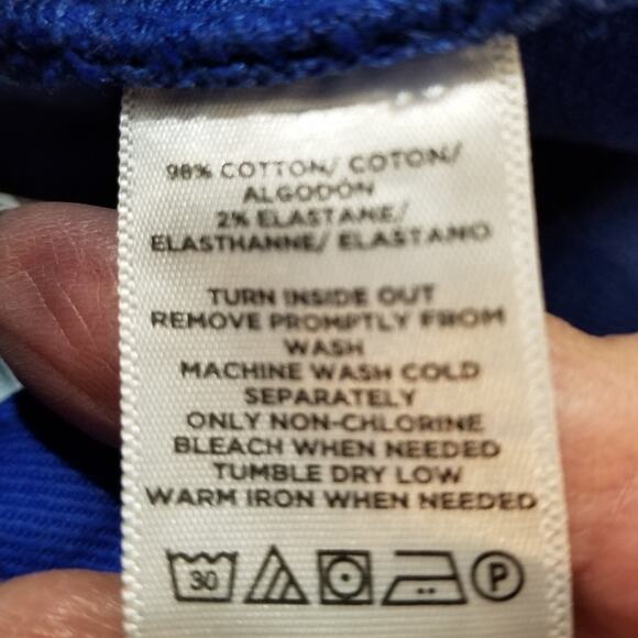 Ann Taylor LOFT Blue Denim Jeans 5 Pocket Straight Leg Size 14 - Picture 7 of 8